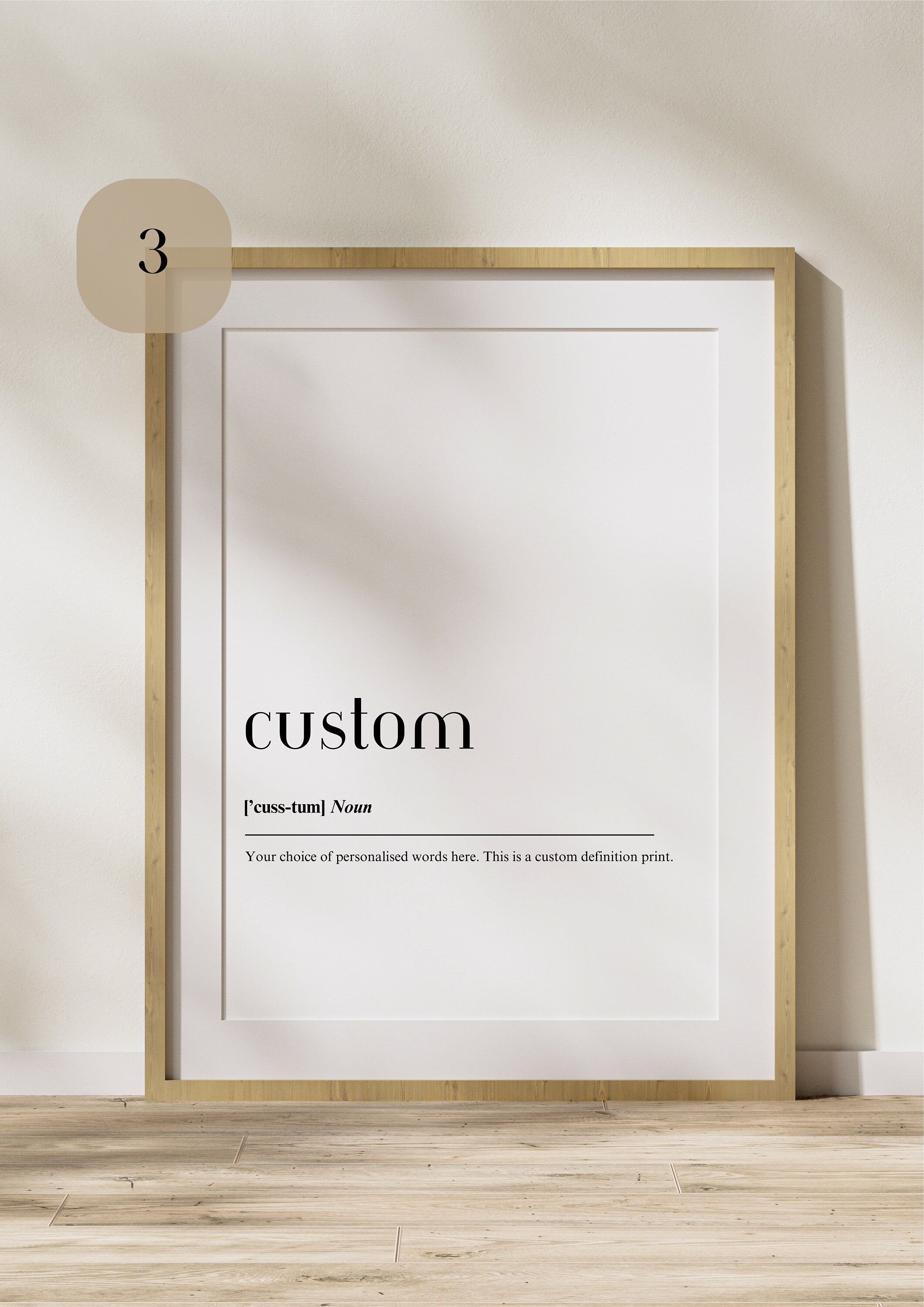 Custom Definition Print, Personalized Word Art (digital Download) - Etsy