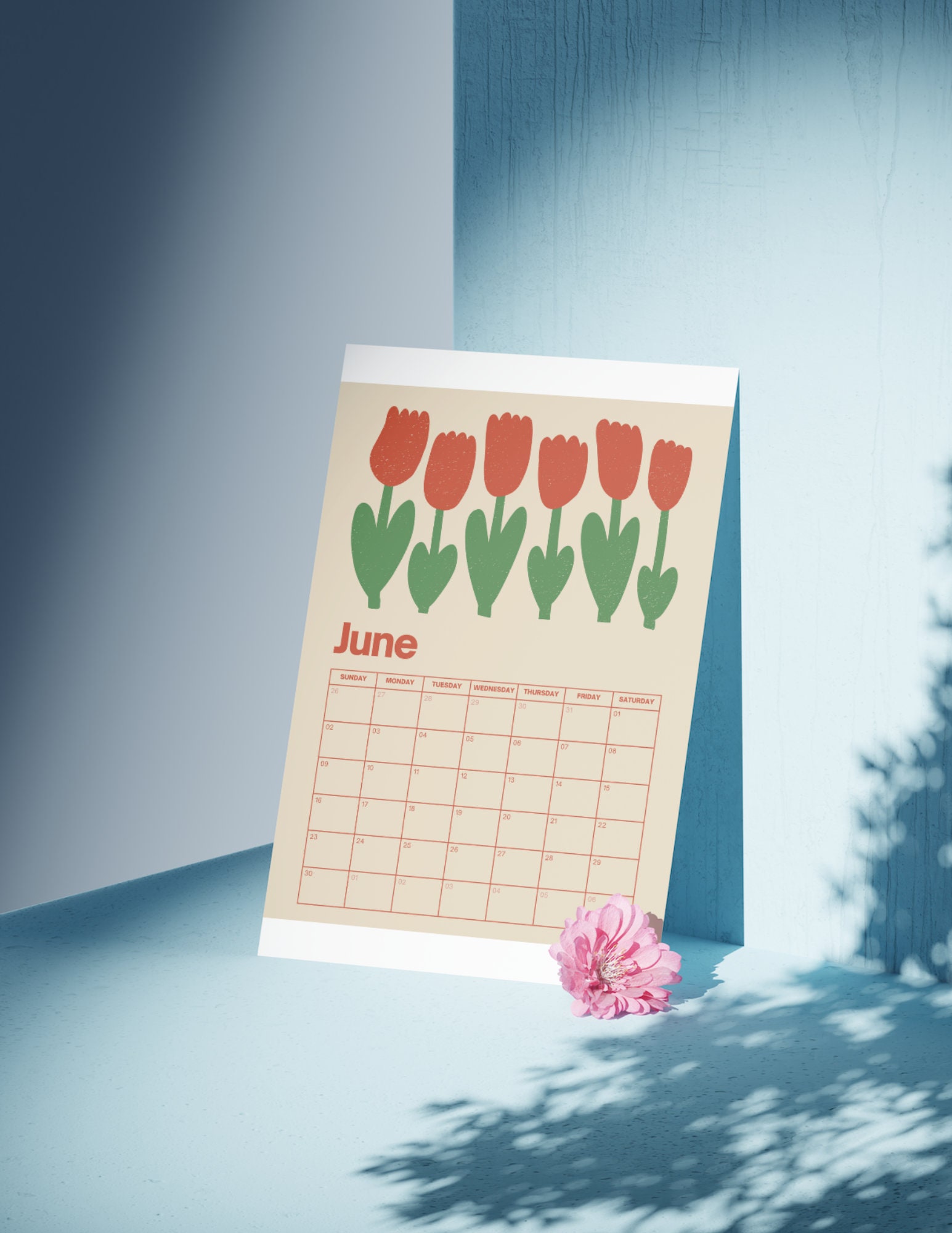 2024 Calendar Floral Colourful 2024 Made to Print Digital Download - Etsy