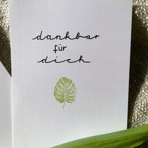 Dankbarkeitskarte
