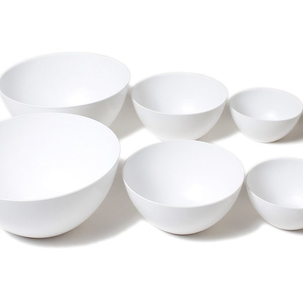 Plastic Kitchen Bowl Set - Serving Bowls, Prep Bowls, Salad Bowls, Cereal Bowls, Popcorn Bowls, Mixing Bowls