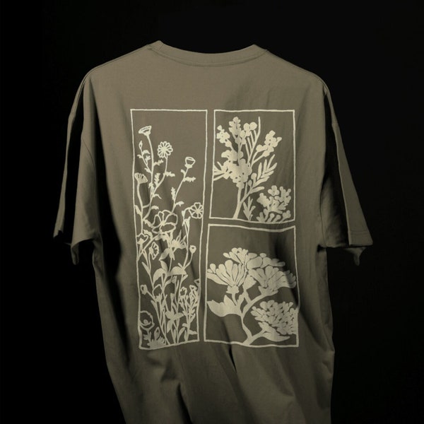 T-shirt - Plant screen print