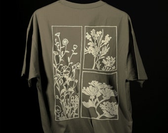 T-shirt - Plant screen print