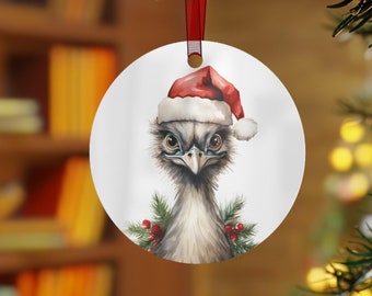 Christmas Emu Christmas Ornaments Emu Lover Gift Emu Holiday Ornament Aussie Christmas Ornament Festive Emu Christmas Decor Emu Collectible