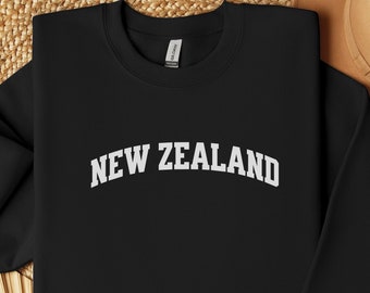 New Zealand Sweatshirt New Zealand Shirt Gift from New Zealand Vacation Sweatshirt Sports Sweatshirt Travel Sweatshirt NZ Shirt Down Under