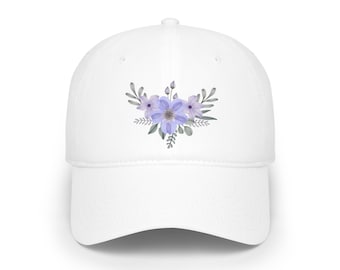 Violet Floral Panama Hat - Etsy display picture 1