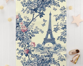 Paris Baby Blanket Eiffel Tower Baby Blanket French Nursery Decor Paris Theme Nursery Parisian Baby Blanket French Baby Blanket Paris Lover