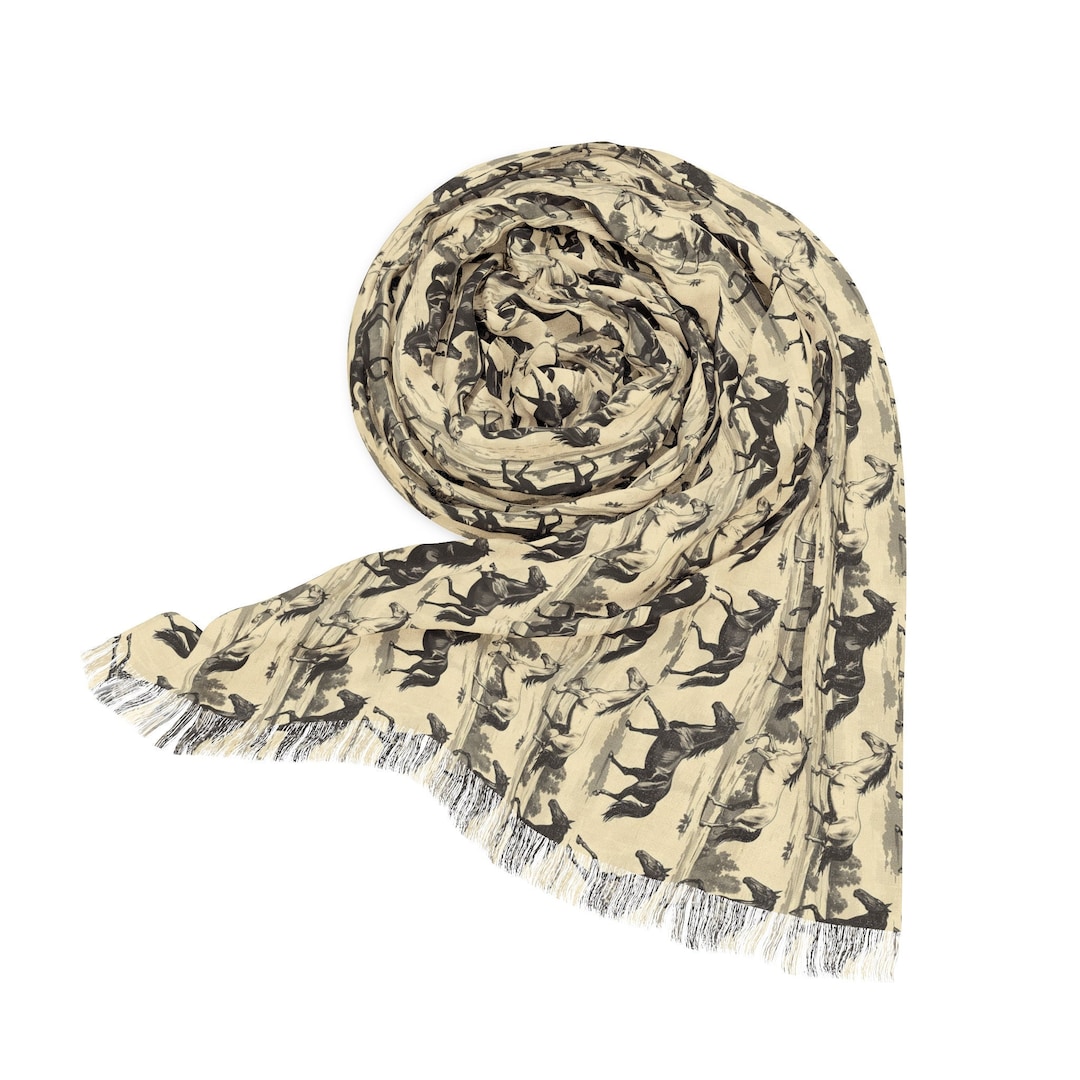 Double sided scarf horse
