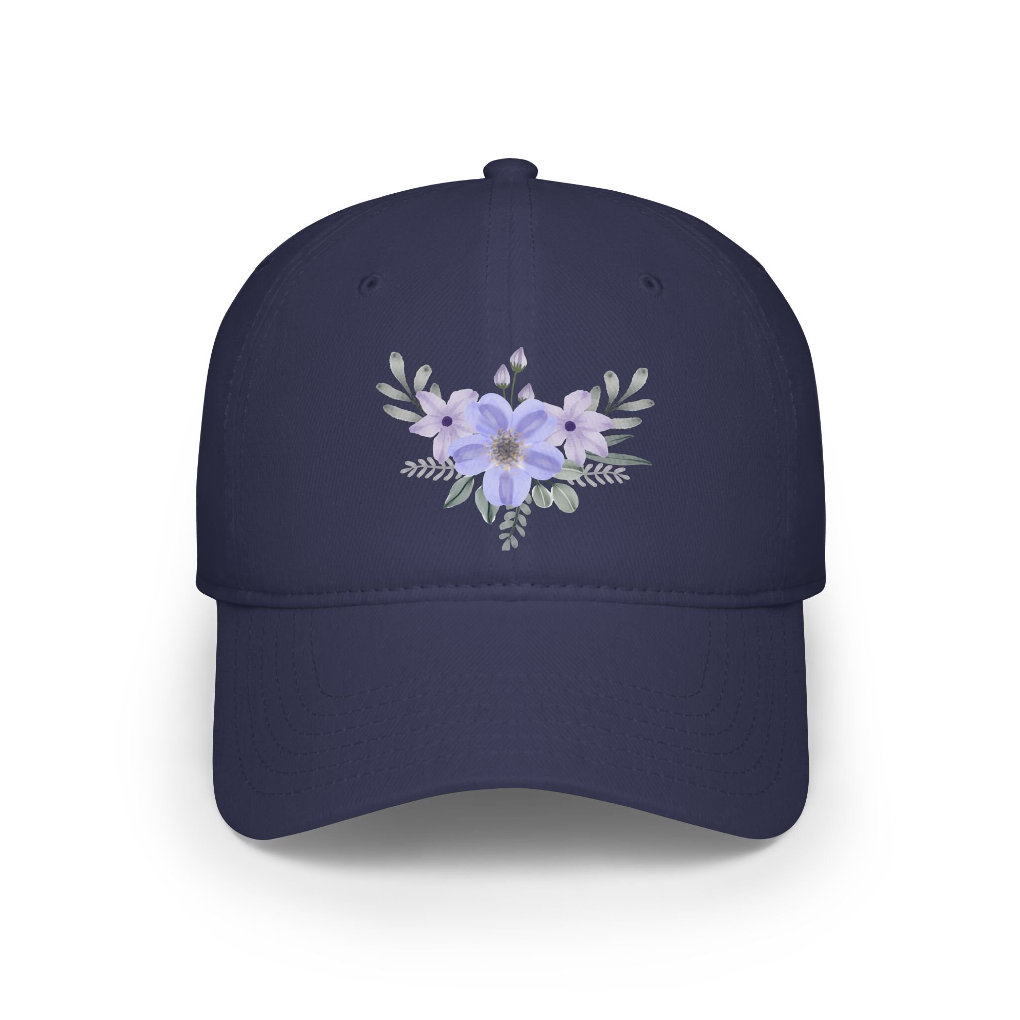 Purple Floral Cap with Embellished Logo diamondbacks-coop-floral-  main image 2