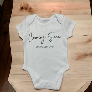 Babymitteilungsweste / kommt bald