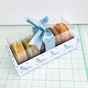 Caja para Macarrones / Macarons / Caja para Galletas / Acetato / SVG / Studio3 / Cricut