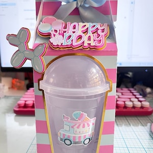 Bekerhouder 12oz / sjabloon / SVG / Studio.3 / Cricut / Cameo / broer / aanpasbaar