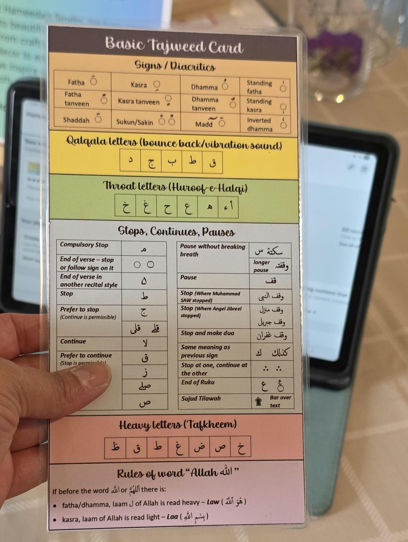 the rules tajweed