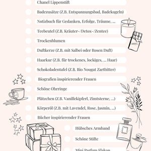 Adventskalender PDF zum Selbstausdrucken 24 Zitate inspirierender Frauen Last Minute Bild 3