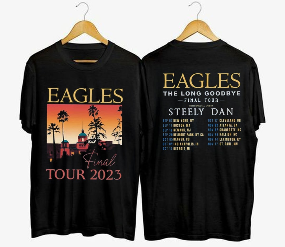 Eagles Band Tour 2023 2 Sides Comfort Color Shirteagles the Etsy