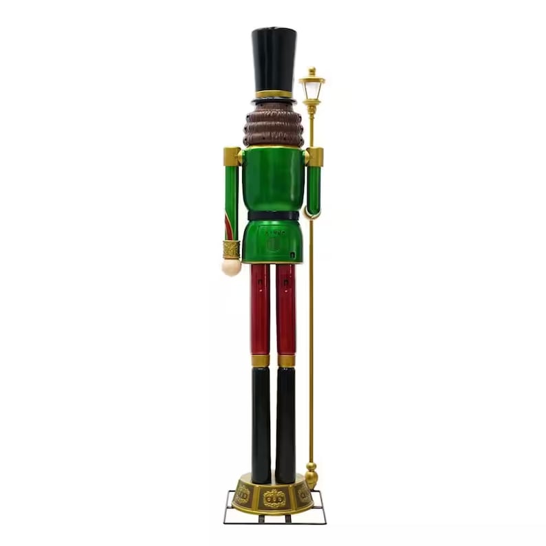 8 Ft. Giantsized Lantern Nutcracker With Lifeeyes LCD Eyes Etsy