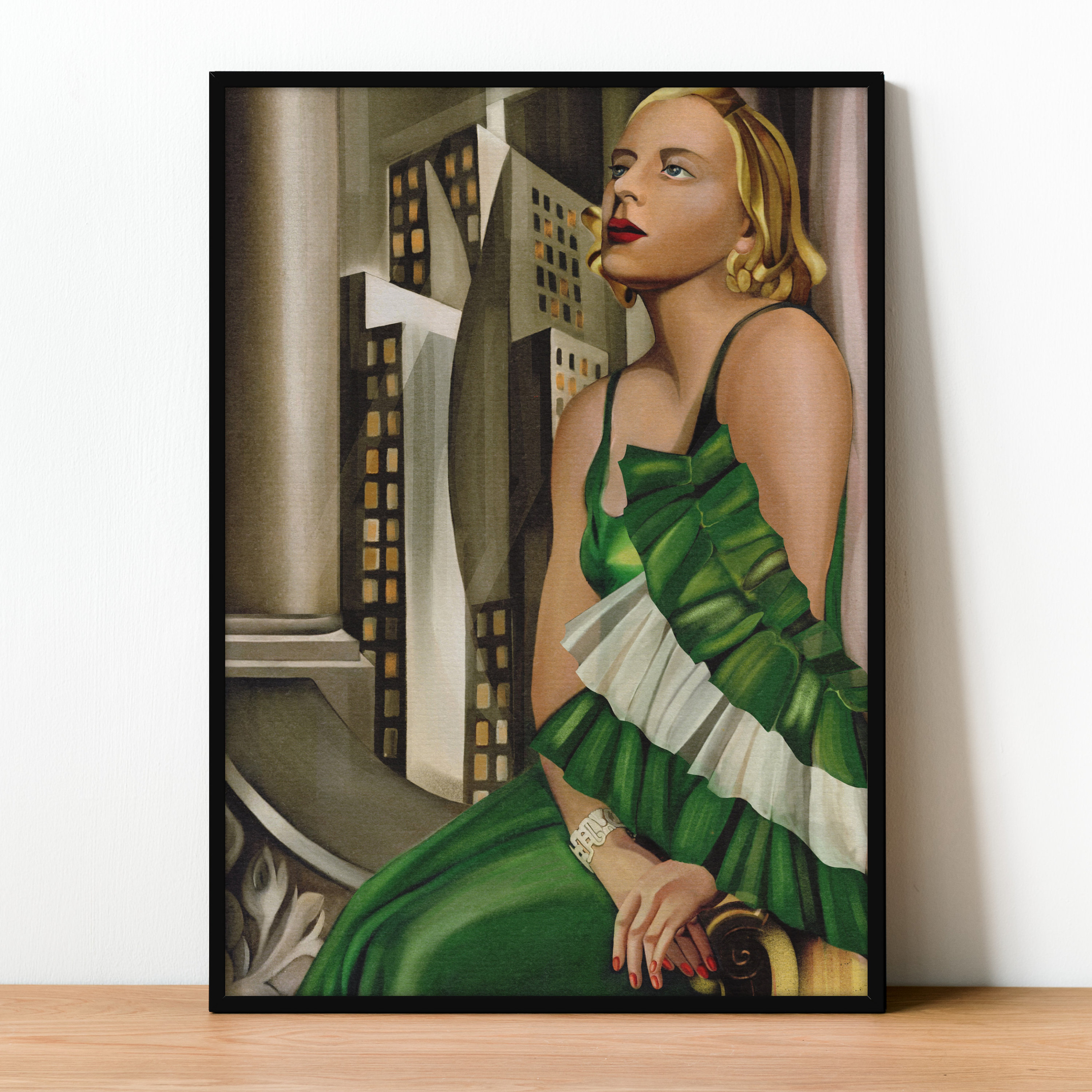 Tamara De Lempicka / Fine Art Poster / Giclee Print / Digital Portrait