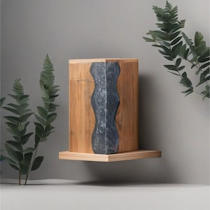 Holzurne für die Feuerbestattung Erwachsene beste Urne für die menschliche Asche-Palisander und schwarze Harz Design Urne Box-Holzurne Urne für die Beerdigung Holzkiste