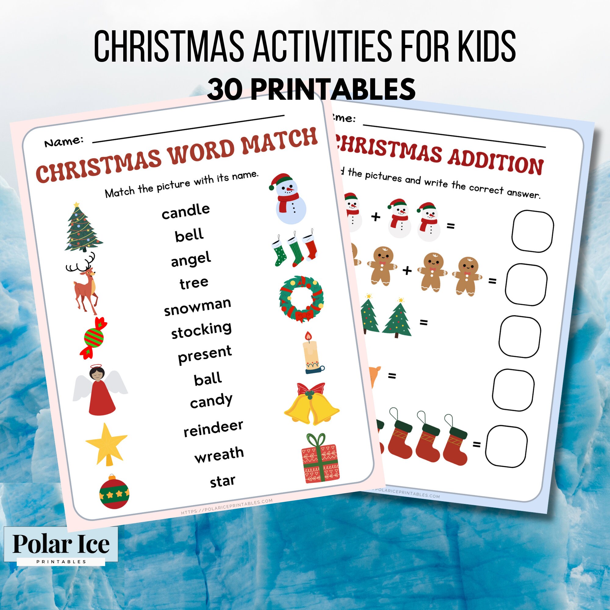 Printable Kids Christmas Activities Packs Christmas Coloring, Printable ...