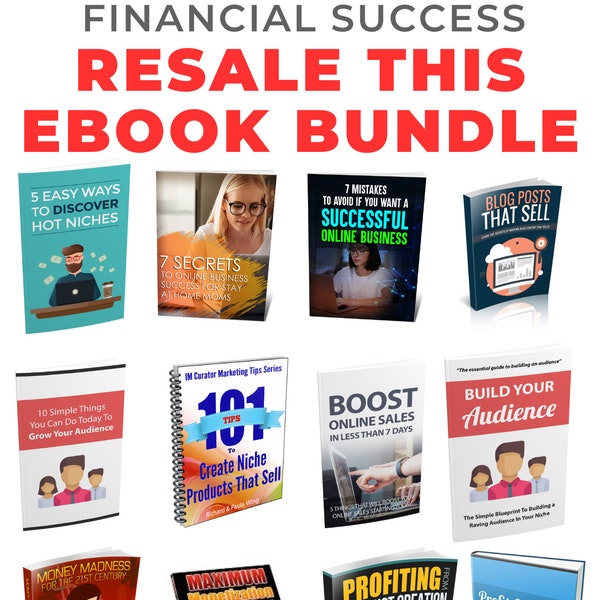 150+ Ebook bundle "Ultimate Money-Making Bundle." with Master Resale Right License, PLR, to Make Money Online, Digital Bundle