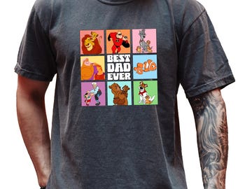 Comfort Colors® Best Dad Ever Shirt, Father’s Day Disney Dad Tshirt, Gift for Dad, Disney Trip Dad Best Dad Matching Tee, Disney World Shirt