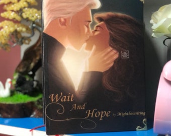 Wait and Hope Book .  Hardcover Bookbinding .  Hardcover Collection