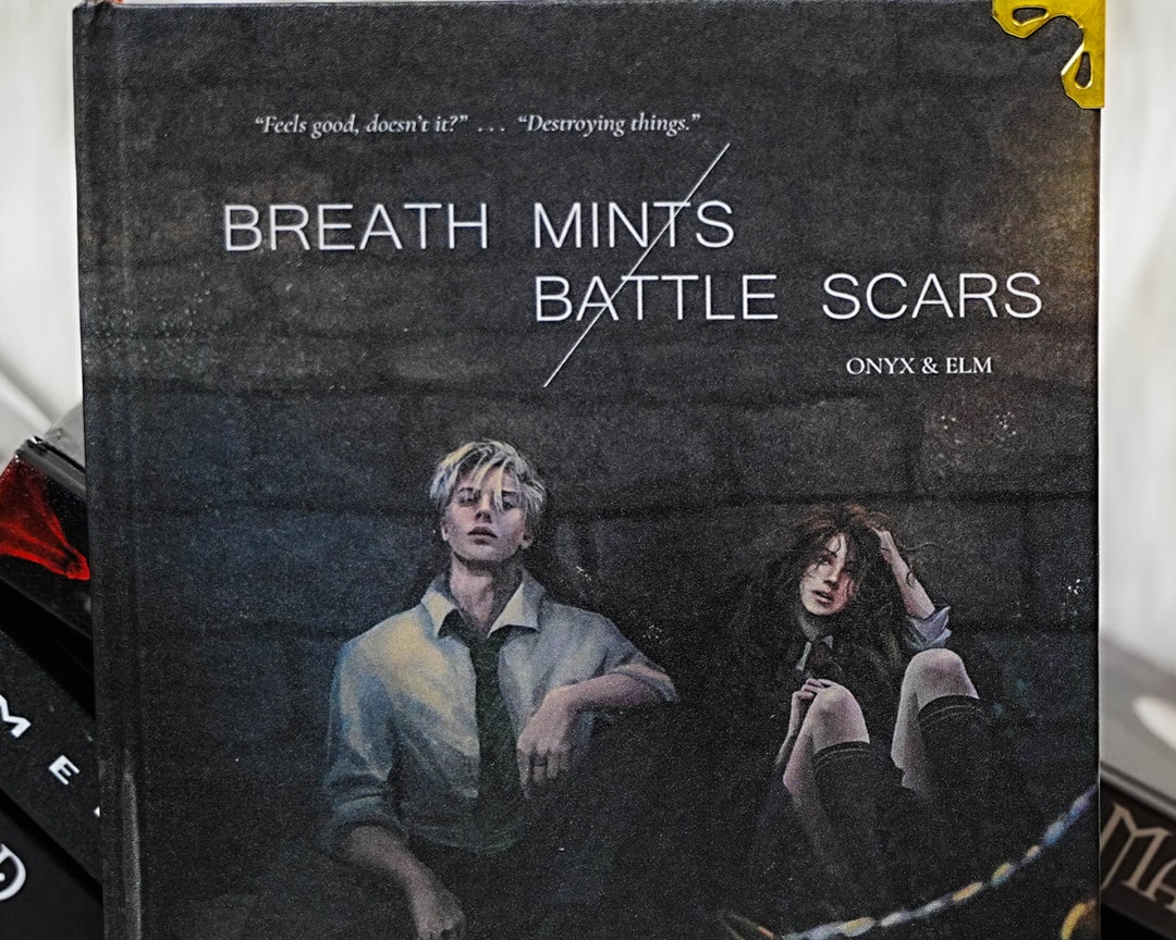 Breath Mints / Battle Scars Book . Hardcover Bookbinding. Hardcover