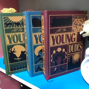 All The Young Dudes Book .  Hardcover Bookbinding. Full Series.3-Volume Hardcover Collection