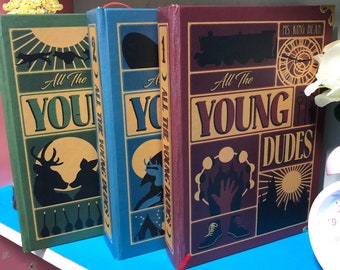 All The Young Dudes Book .  Hardcover Bookbinding. Full Series.3-Volume Hardcover Collection