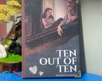Ten Out Of Ten Book: Metallic Accent Hardcover, Gift For Her