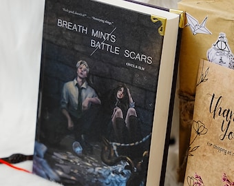 Breath Mints / Battle Scars Book .  Hardcover Bookbinding.Hardcover Collection. Dramione fanfiction