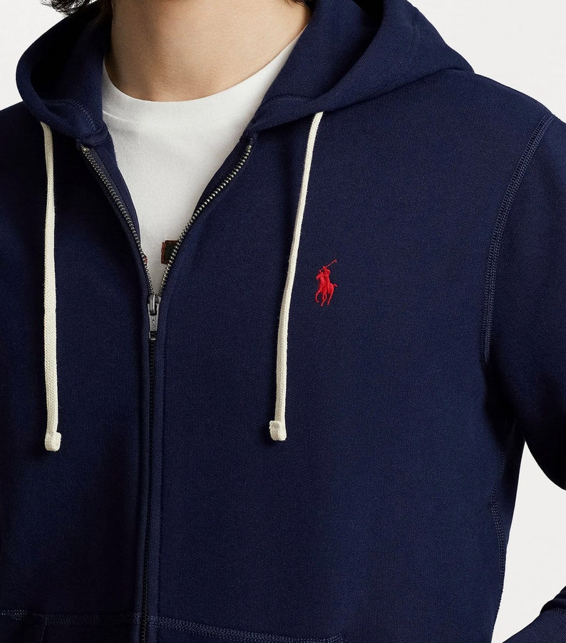 Polo con cappuccio e zip Ralph Lauren immagine 10