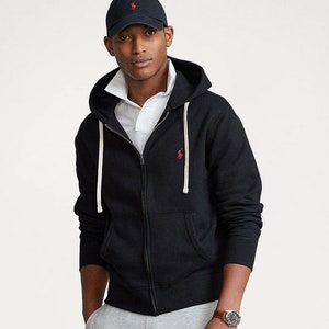 Polo con cappuccio e zip Ralph Lauren immagine 4