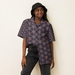 Connection Unisex button shirt