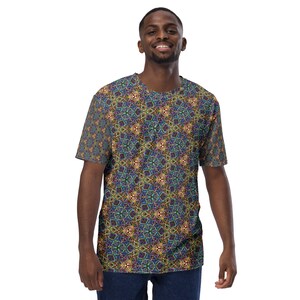 Psychedelisches Tartan Herren T-Shirt
