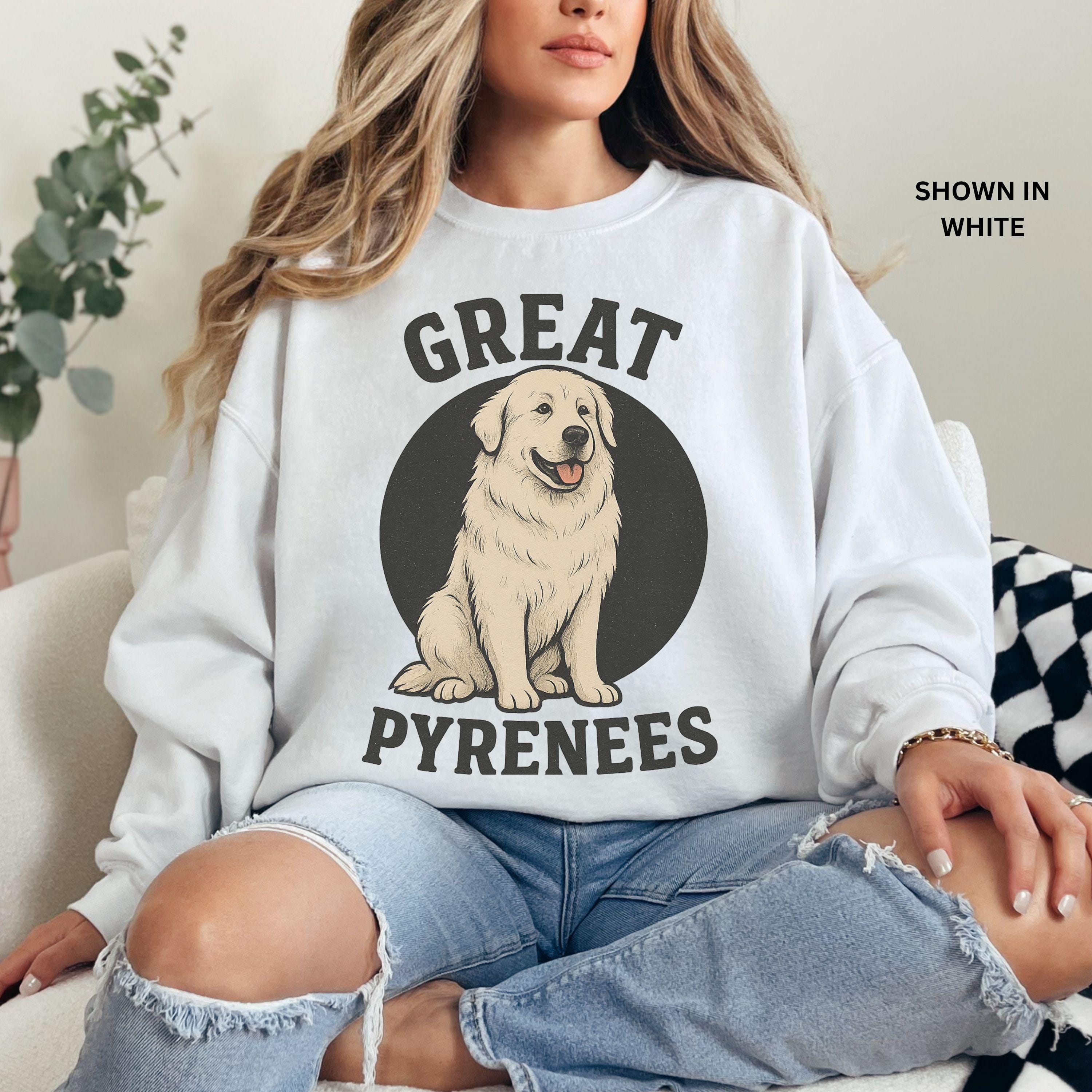 Great Pyrenees Sweatshirt, Dog Mom Farm Life Crewneck, Livestock Guardian Dog Sweatshirt, Great Pyrenees Lover Sweatshirt, Great Pyrenees