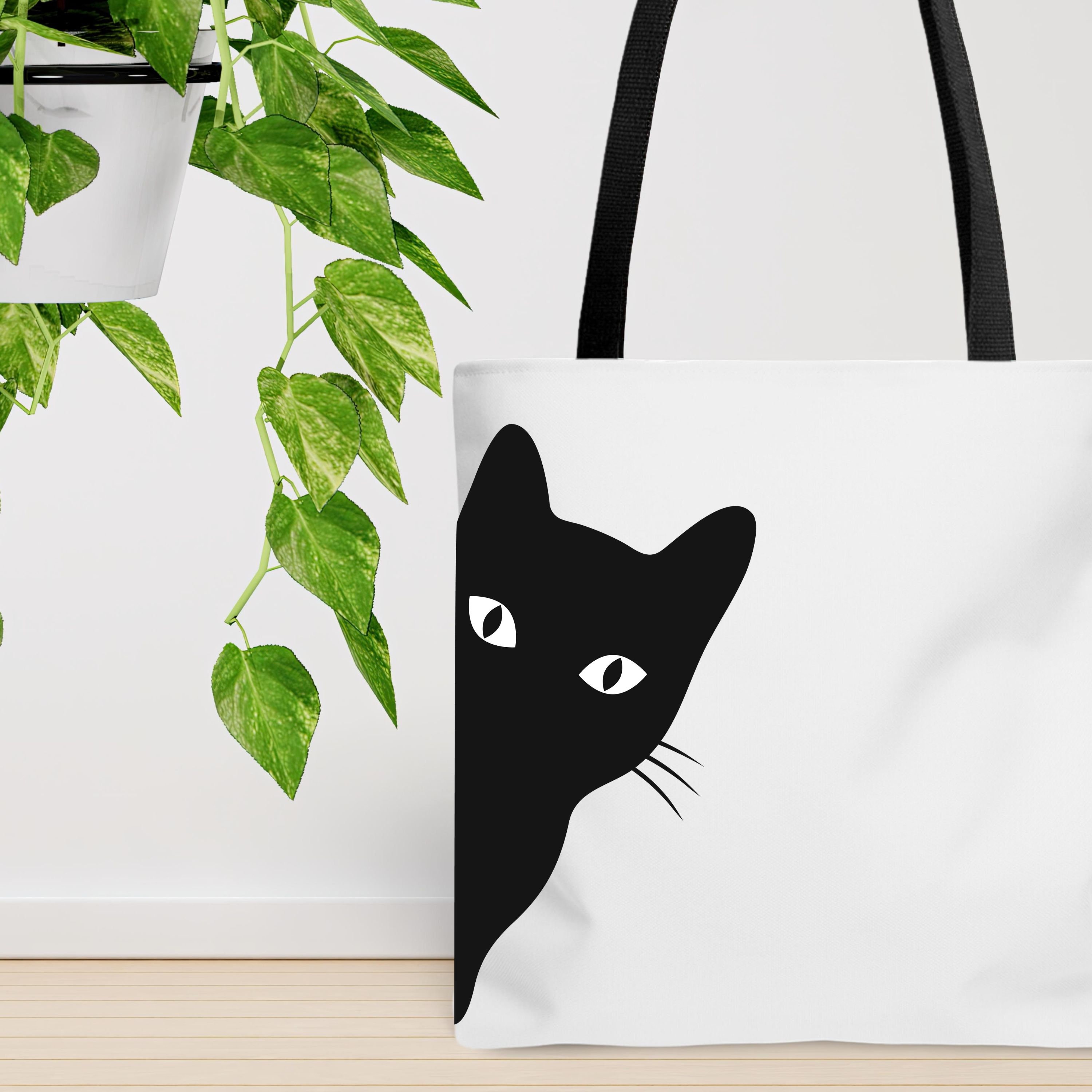 Black Cat Tote Bag
