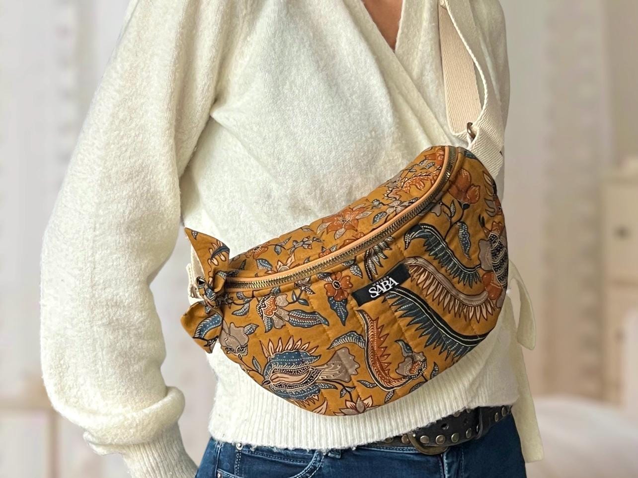 Cotton Fanny Pack Etsy Australia