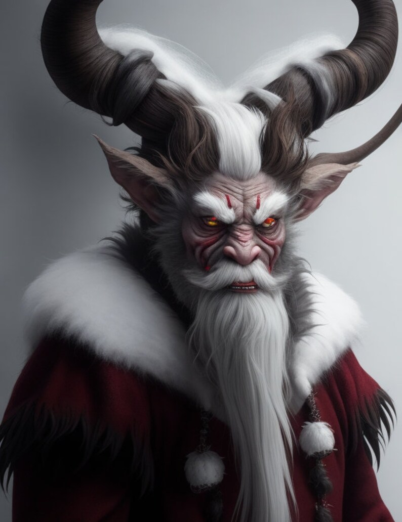 Krampus Bild Liebe blendendes Licht Herz Gefühle Etsy Österreich
