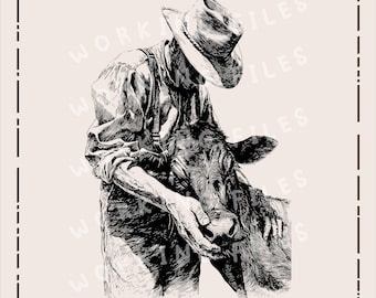 Farmer and Cow SVG, Farm Life Clipart PNG, Cutting Boards svg, Laser Engraving Files