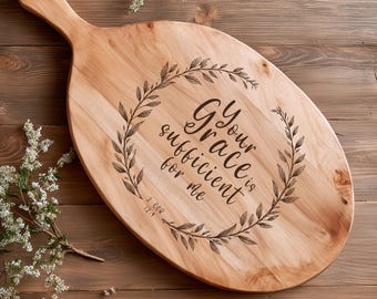Christian Cutting Board SVG, Bible Verse Quotes PNG, Charcuterie Board, Laser Engraving Files