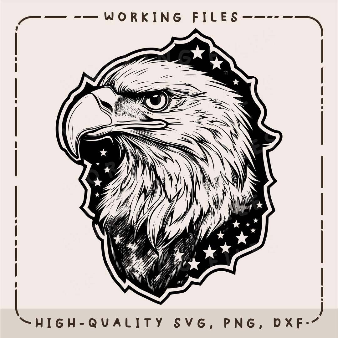 Eagle Rv Svg American Eagle SVG, US Eagle Vector Design, Laser Engraver, Clip Art ...