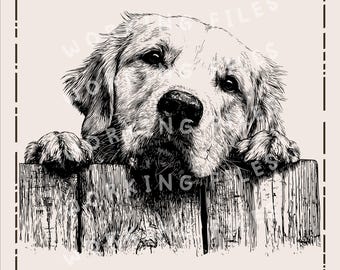 Labrador SVG, Dog Vector Design, Pet Clipart PNG, Laser Engraving Files, Cutting Boards svg