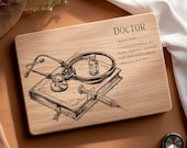 Doctor Definition SVG, Clinic Print Design, Cutting Board PNG, Charcuterie Board, Laser Engraving Files
