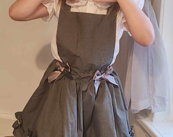 Delantal escolar hecho a mano - falda escolar - uniforme escolar