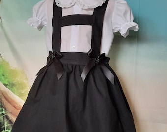 handmade school h-bar pinafore - school skirt - school uniform