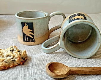 Espresso Cups with Handle | Set of 2  Cups | Coffee Cup | Modern Gift |