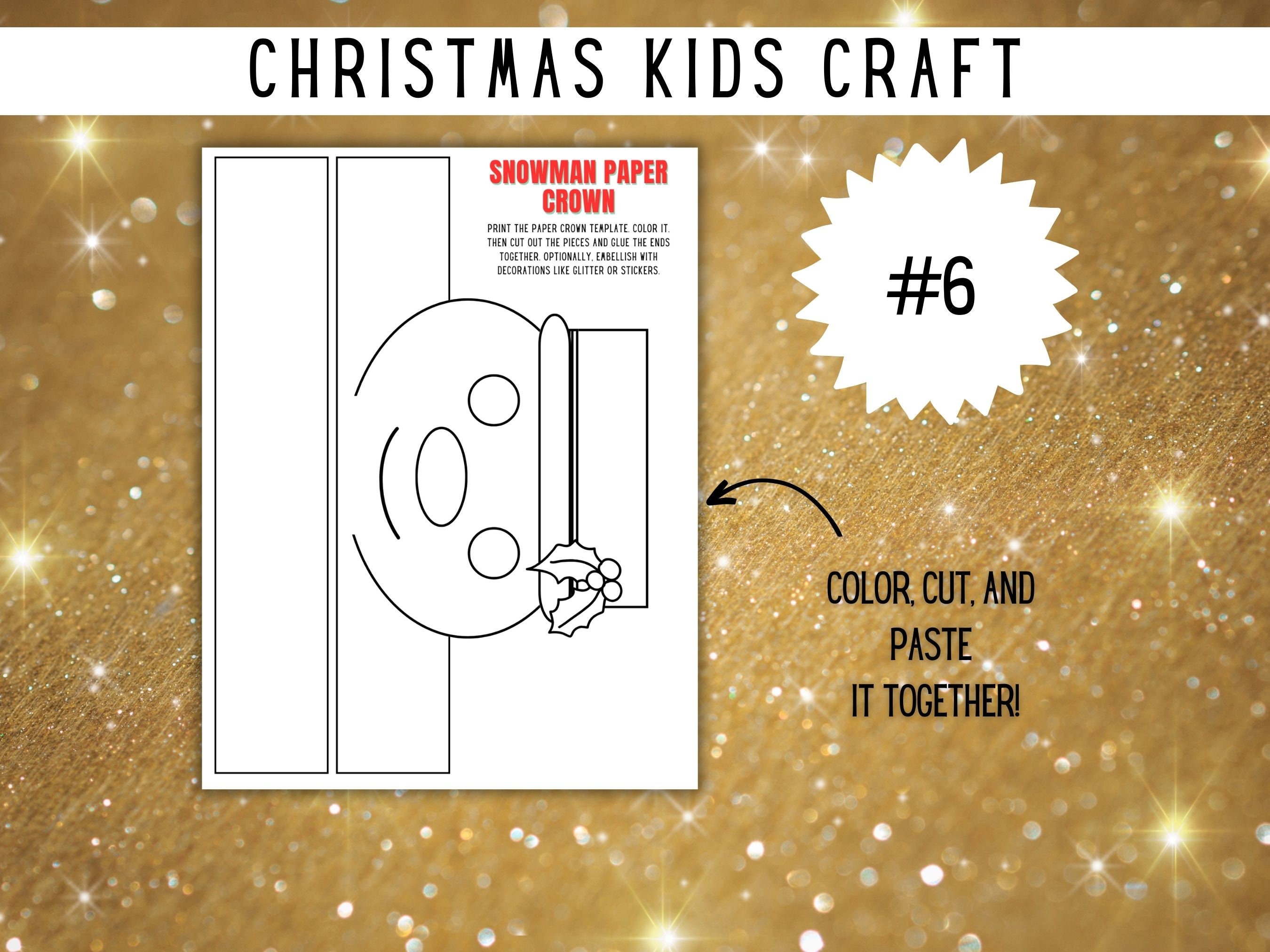 Christmas Crafts for Kids, Printable Kid Crafts, Christmas Activities ...