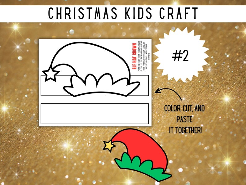 Christmas Crafts for Kids, Printable Kid Crafts, Christmas Activities ...