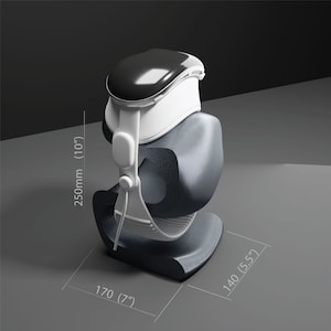 Custom Vision Pro Display Stand - Vision Pro Accessory with Modern Design -  Minimalist Apple Vision Pro Holder for Desk or Nightstand