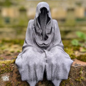 Sitting Ghost 3D prined Bookshelf Decor 3D Printed Death Figure Gift Halloween decor Acotar
